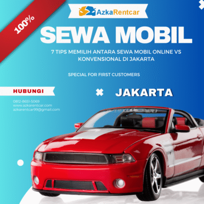 7 Tips Memilih antara Sewa Mobil Online vs Konvensional di Jakarta